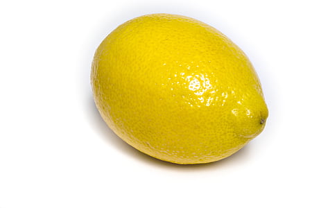 ripe lemon fruit on white surface thumbnail