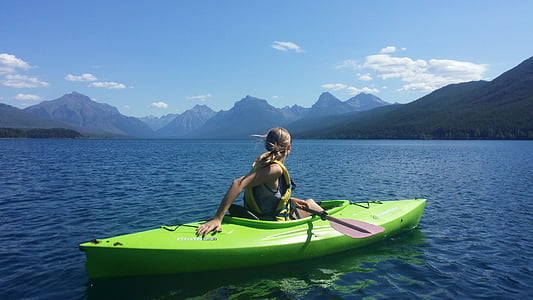 woman riding on kayak thumbnail