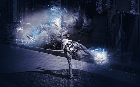 illustration of man break dancing thumbnail