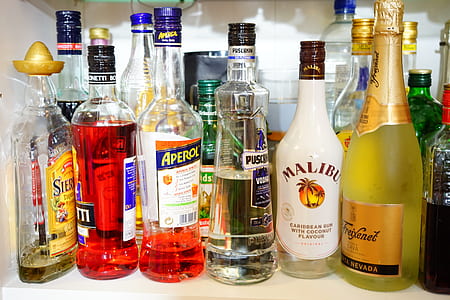 assorted labeled whisky bottle lot thumbnail