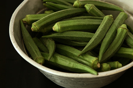 bowl of Lady's fingers thumbnail