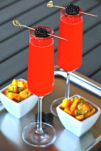 Red champagne cocktail thumbnail
