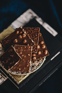 Close up a nut chocolate bar thumbnail