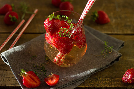 strawberry juice with fruits thumbnail