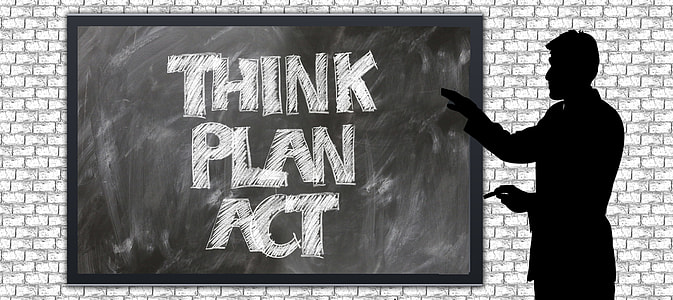 black board showing think palan act thumbnail
