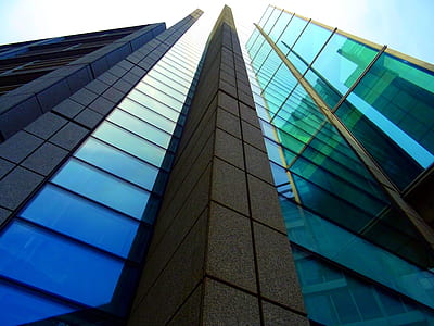 city, buildings, glass, skyscrapers thumbnail