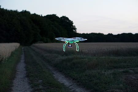 green quadcopter thumbnail