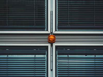 closed black window blinds thumbnail