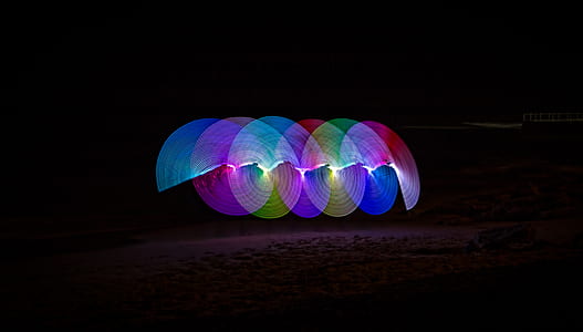 lighted multicolored wallpaper thumbnail