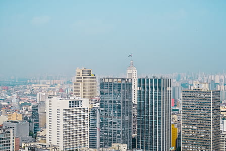 aerial view photography of skyscrapers thumbnail