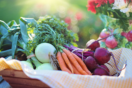 selective focus photography of vegetables in basket thumbnail