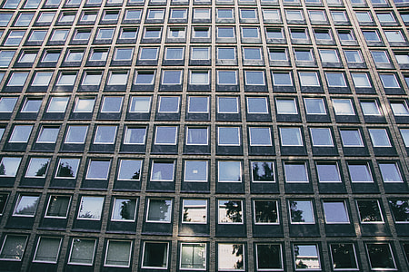 Windows in concrete building thumbnail