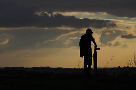 silhouette of man thumbnail