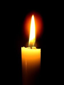 lighted yellow candle thumbnail