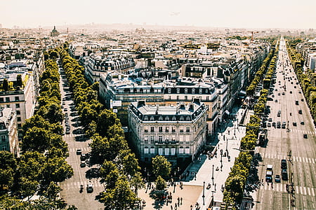 bird's eye view photo of city thumbnail