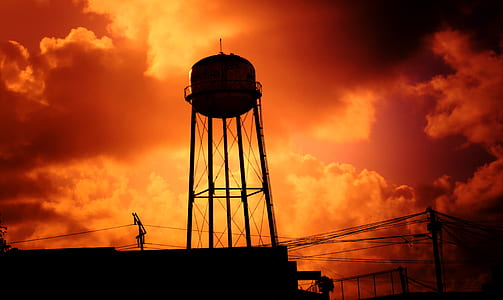 dawn, sky, sunset, clouds thumbnail