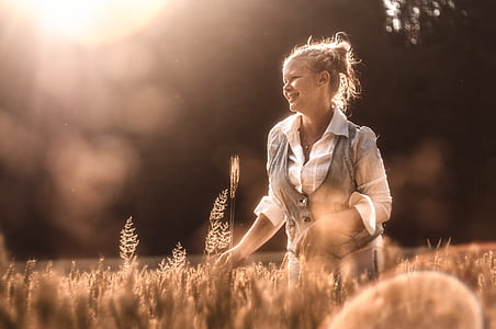 woman wearing white dress shirt and gray vest thumbnail