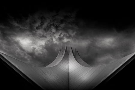 grayscale photography of pyramid thumbnail