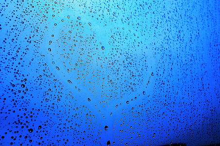 water dews on glass panel thumbnail