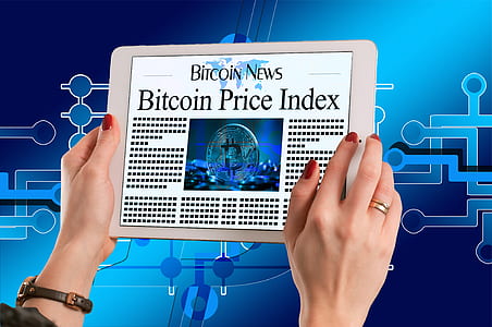 Bitcoin news advertisement thumbnail