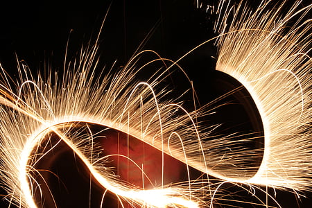 steel wall photography of brown light during nighttime thumbnail
