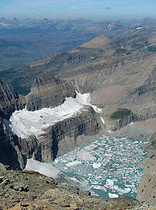 Grinnell Glacier in 2009 in Glacier National Park, Montana thumbnail