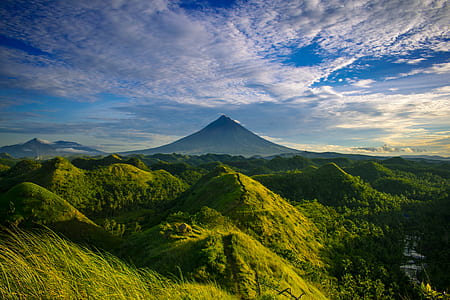 Scenic View of Mountain and Hills thumbnail