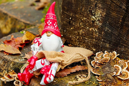 Santa Claus figurine surround with gifts thumbnail