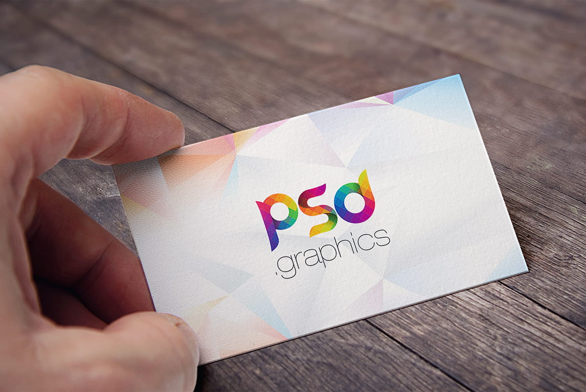 Free Business Card Mockup Template PSD psd file