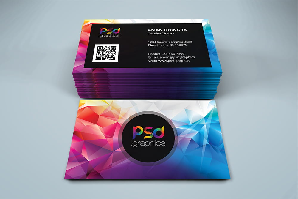 Creative Studio Business Card PSD psd file