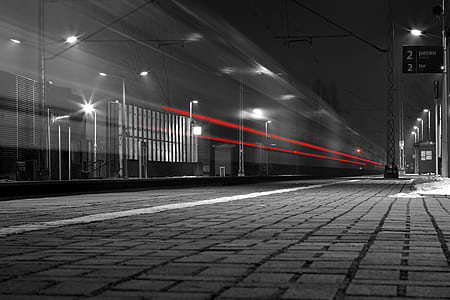 selective color photo of concrete bricks thumbnail