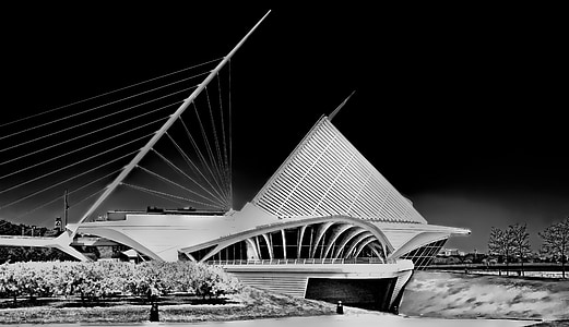 concrete architecture grayscale photo thumbnail