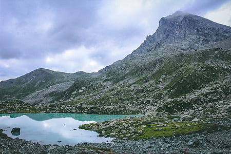Mountain Near Body of Water thumbnail