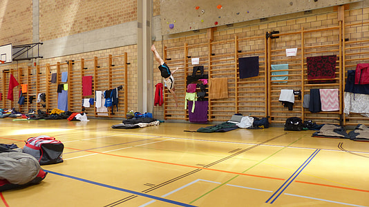 clothes on floor of gym thumbnail