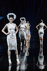 women walking on cat walk thumbnail