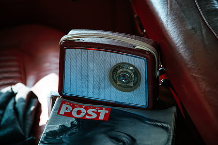 gray and black leather zip bag thumbnail