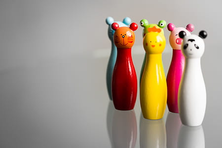 wood, animals, colourful, chicken thumbnail
