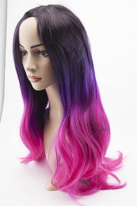 pink and purple wig thumbnail