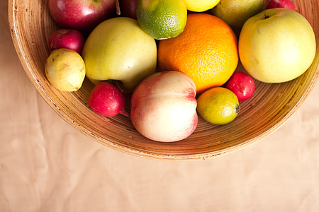 assorted fruits on brown wicker basket thumbnail