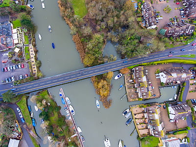 aerial photography of vehicle road thumbnail
