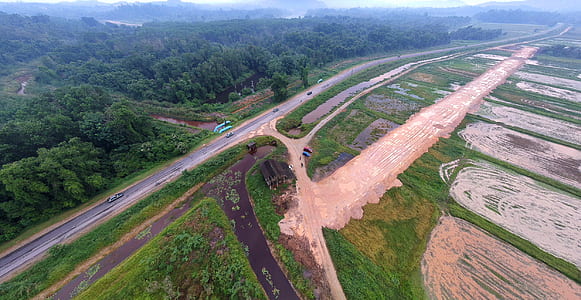 road, traffic, landscape, mountains thumbnail