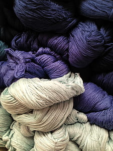 photo of blue and beige thread lot thumbnail