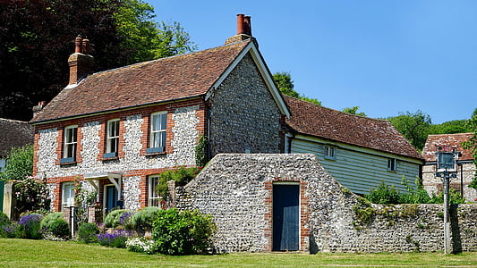 gray brick 2-storey house thumbnail