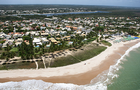 Coastline, cityscape, and landscape of Salvador, Brazil thumbnail