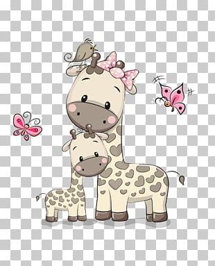 Baby shower Infant Greeting card Stock photography, cartoon material, giraffes illustartion PNG clipart