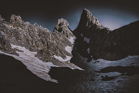 rock formation under gray sky thumbnail