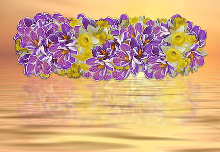 purple and yellow flowers thumbnail