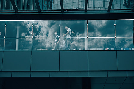 group of people walking inside the building thumbnail