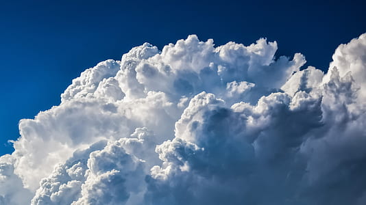 cumulus clouds photograph thumbnail
