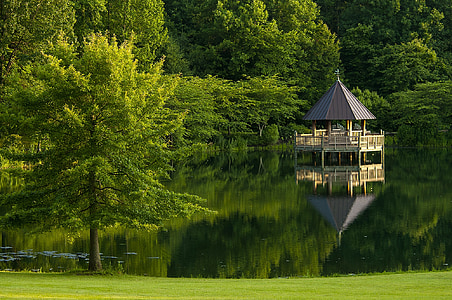 brown wooden house surrounded by trees thumbnail